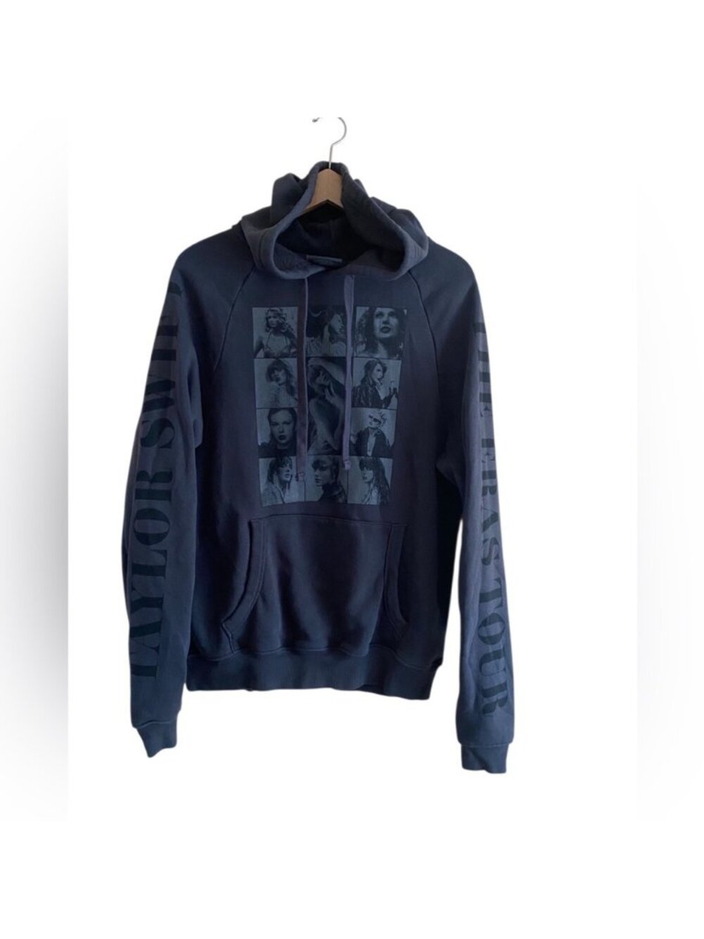 Taylor Swift Eras Tour 2024 Hoodie Adult Small Black Graphic Sweatshirt Concert